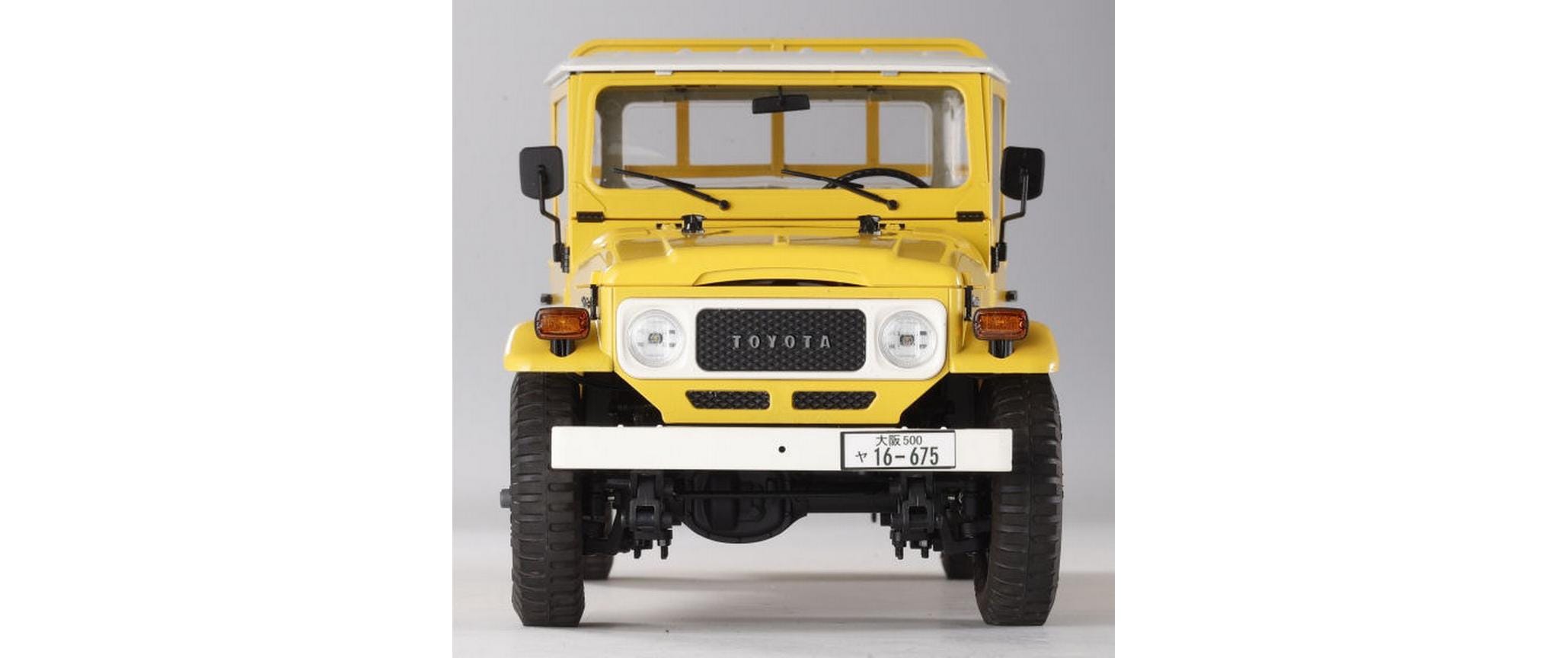 Scale Crawler Toyota Land Cruiser FJ45 Gelb, RTR, 1:12<br>Detailgetreuer Scaler mit Polystrol Hardbody