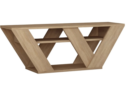 CONCEPT1 - Meuble TV Pipralla - Chêne 110 x 40 x 30