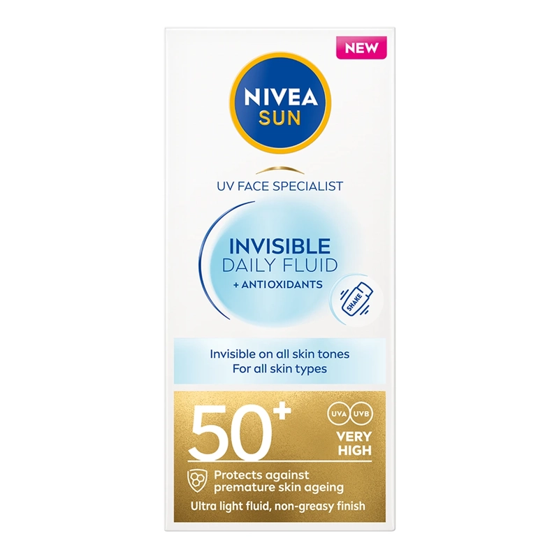 Nivea Invisible Fluid SPF 50+ - 40 ml