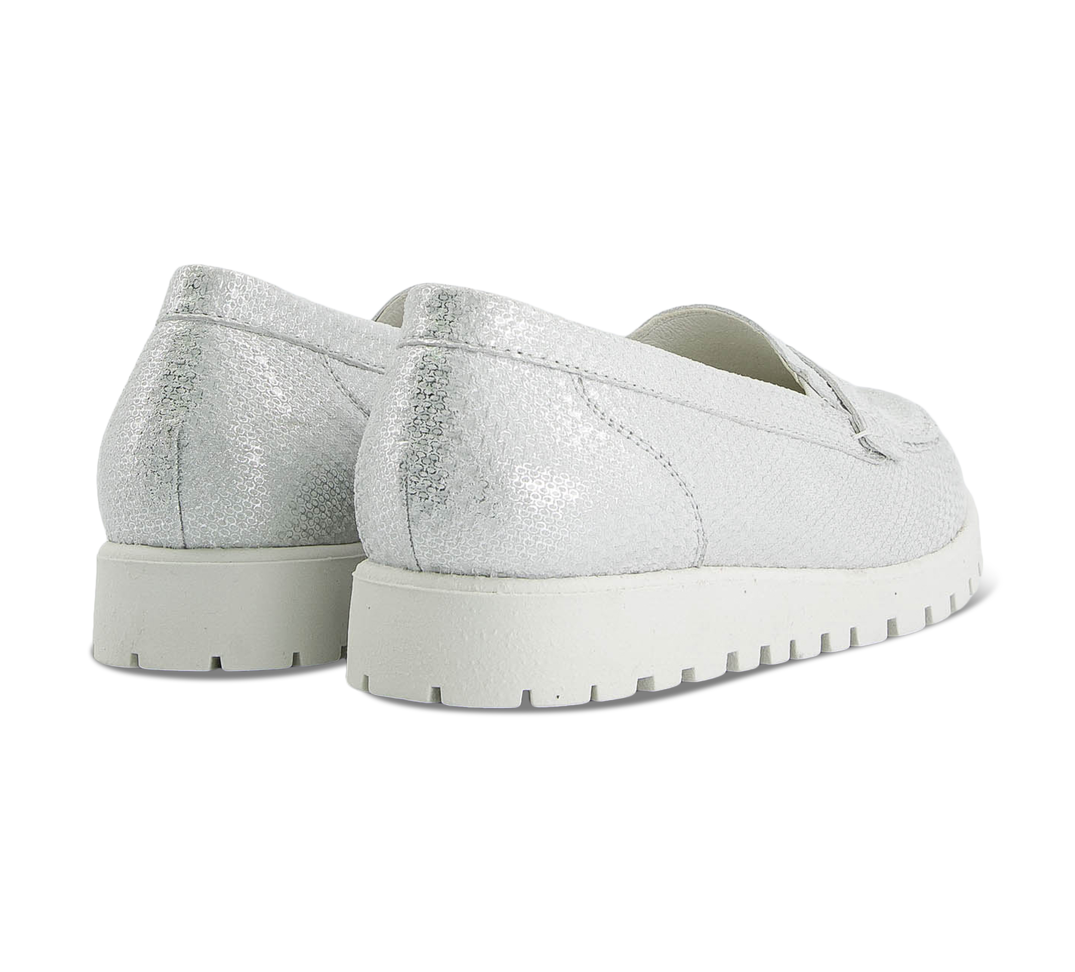 Waldläufer Loafers silber