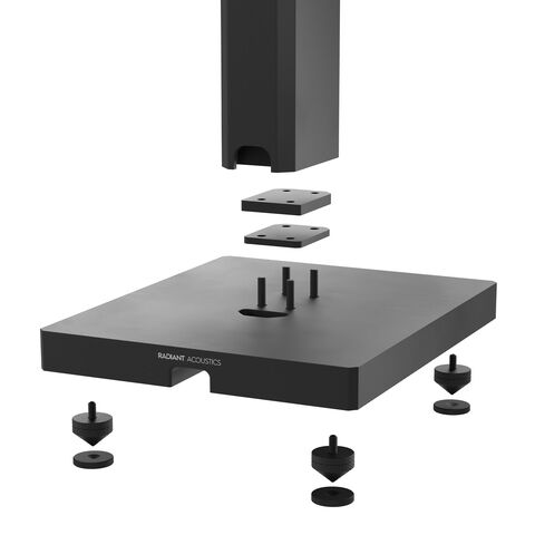 Radiant Acoustics Clarity Stand – exclusieve vloerstandaard voor compacte luidsprekers