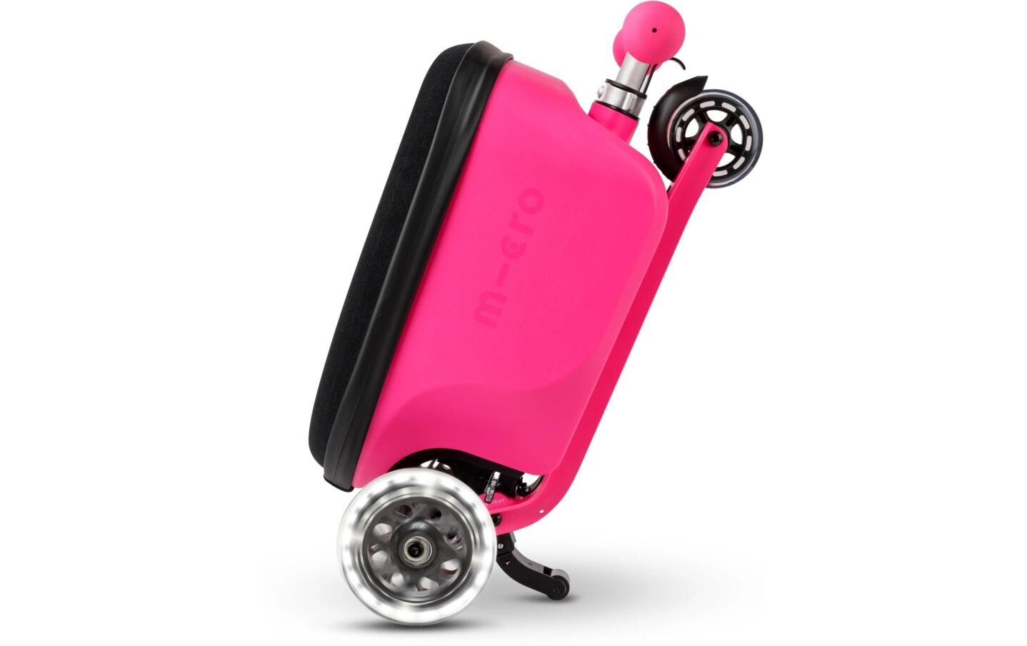 Kickboard Micro Luggage Junior Patch & Play Pink<br>Scooter für Kinder