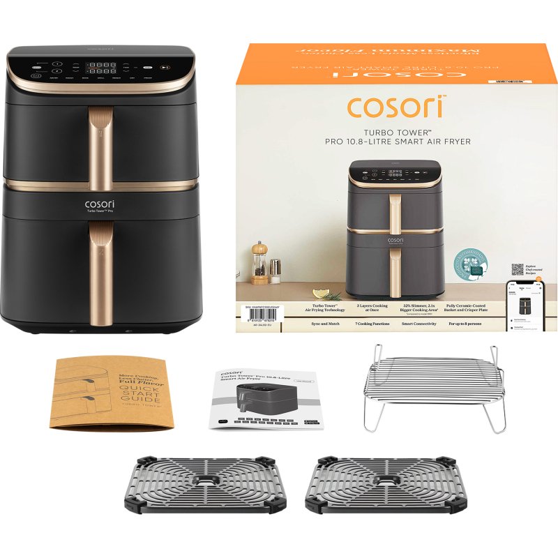 Friteuse sans huile Cosori Turbo Tower ProSmart Chef Edition