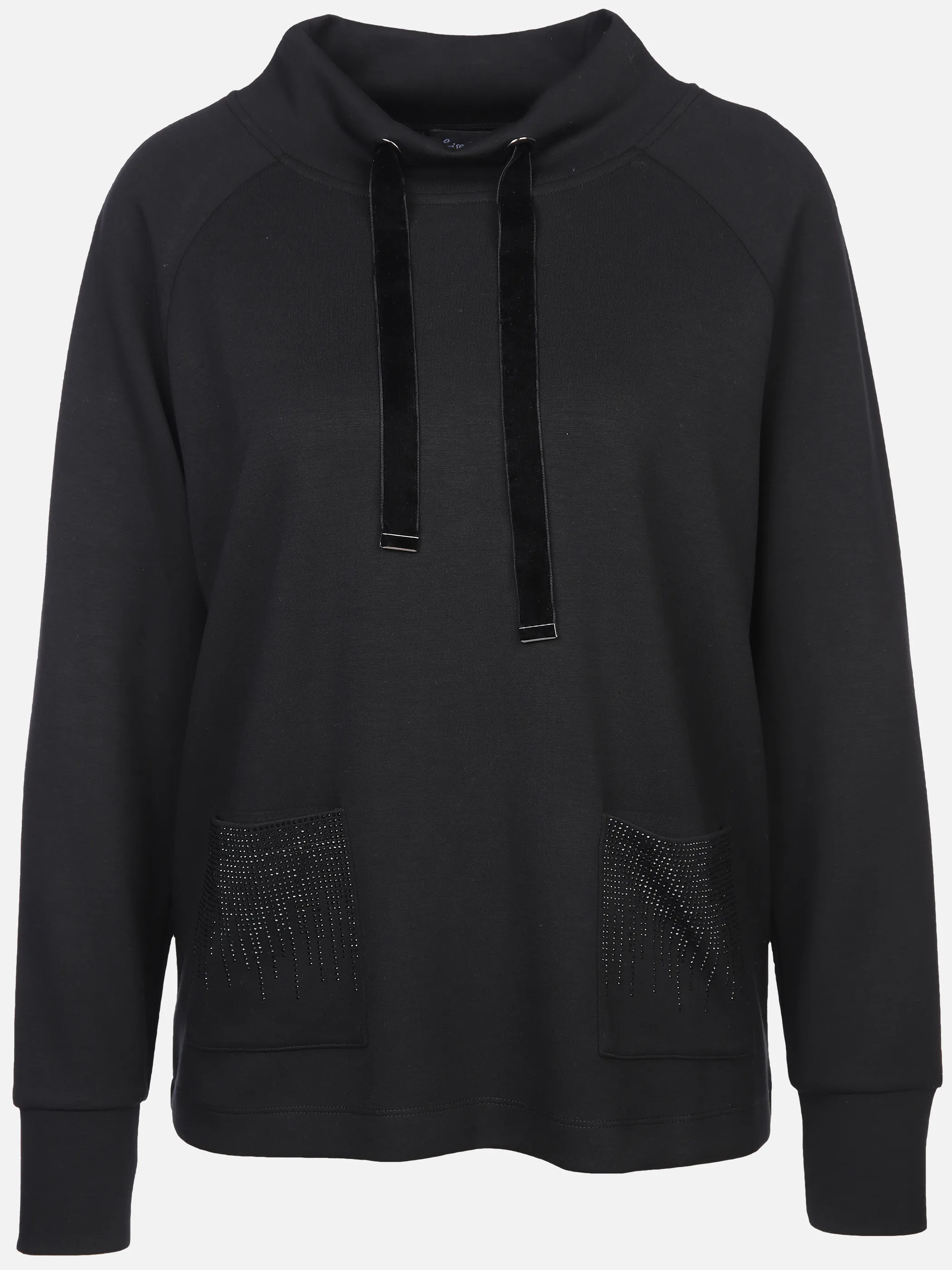 Damen Edelsweatshirt mit Stehkragen