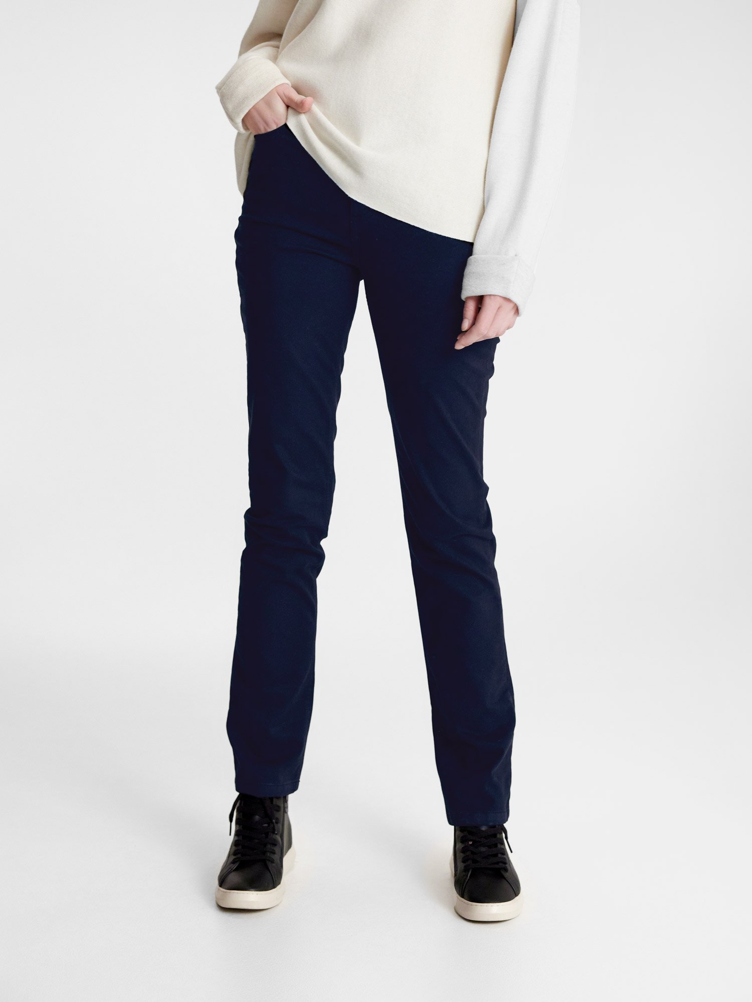 Pantalon Femme Coton Biologique Marine