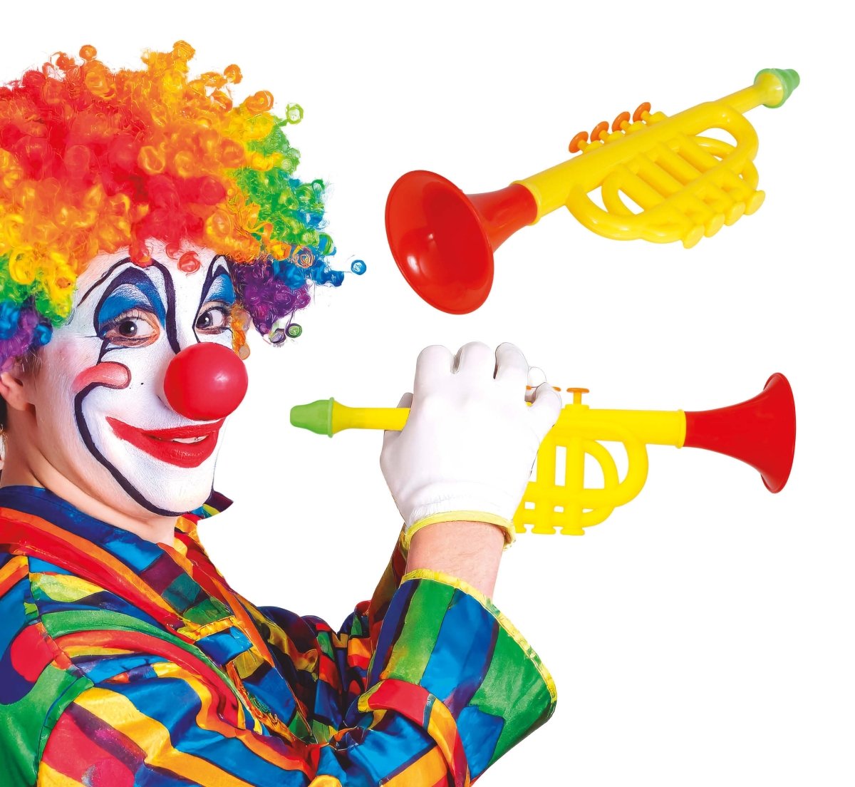 Clown Nep Trompet 32cm