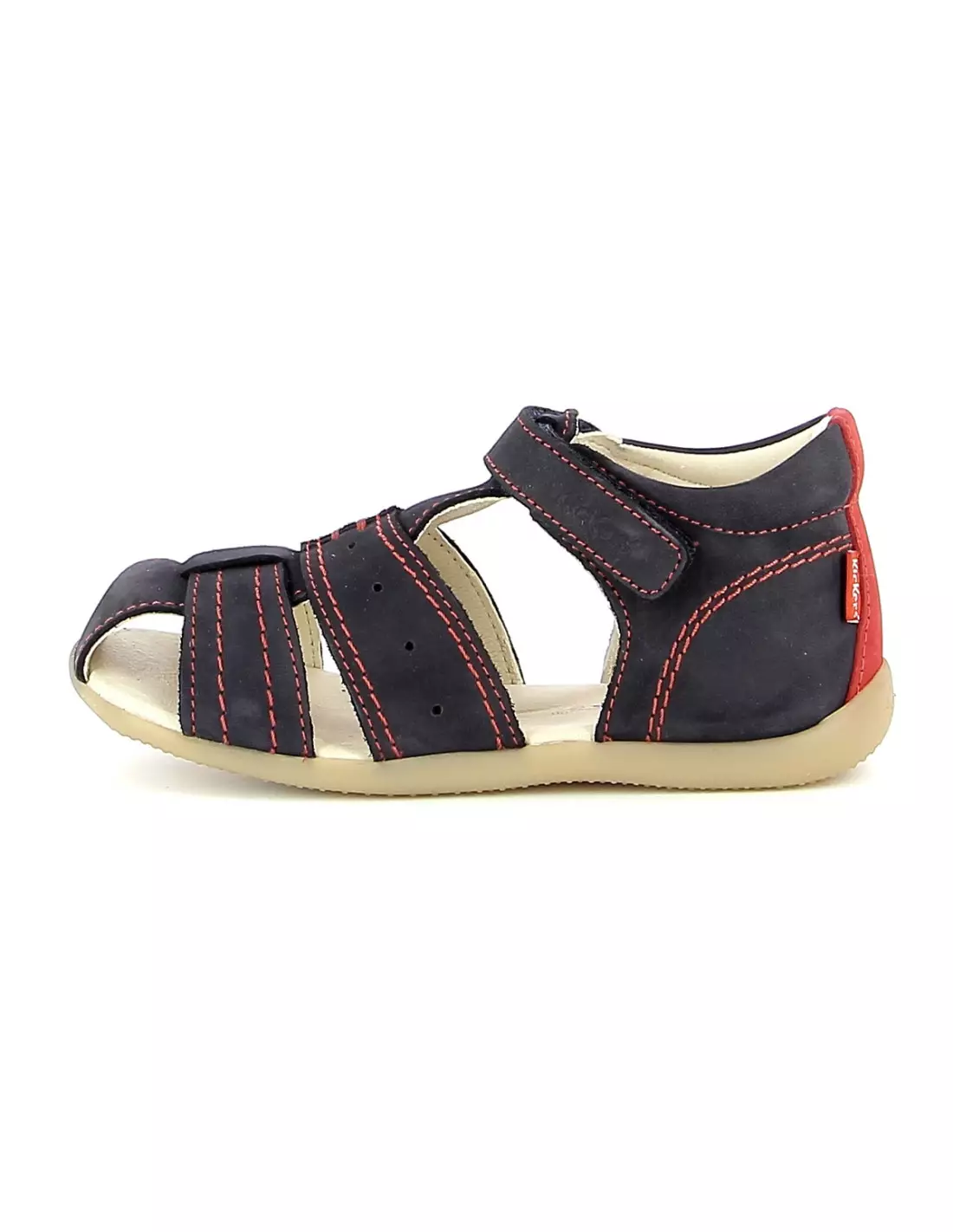 KICKERS BIGBAZAR - Chaussures & Accessoires GarÃ§on Marinerouge