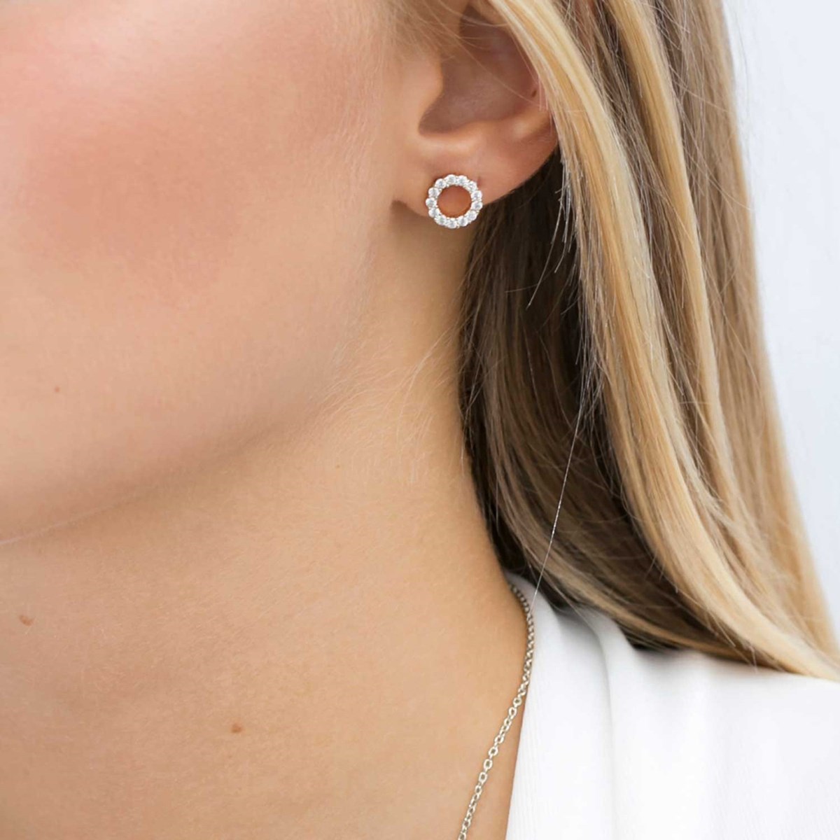 Boucles d'oreille Sif Jakobs BIELLA argentoxyde de zirconium