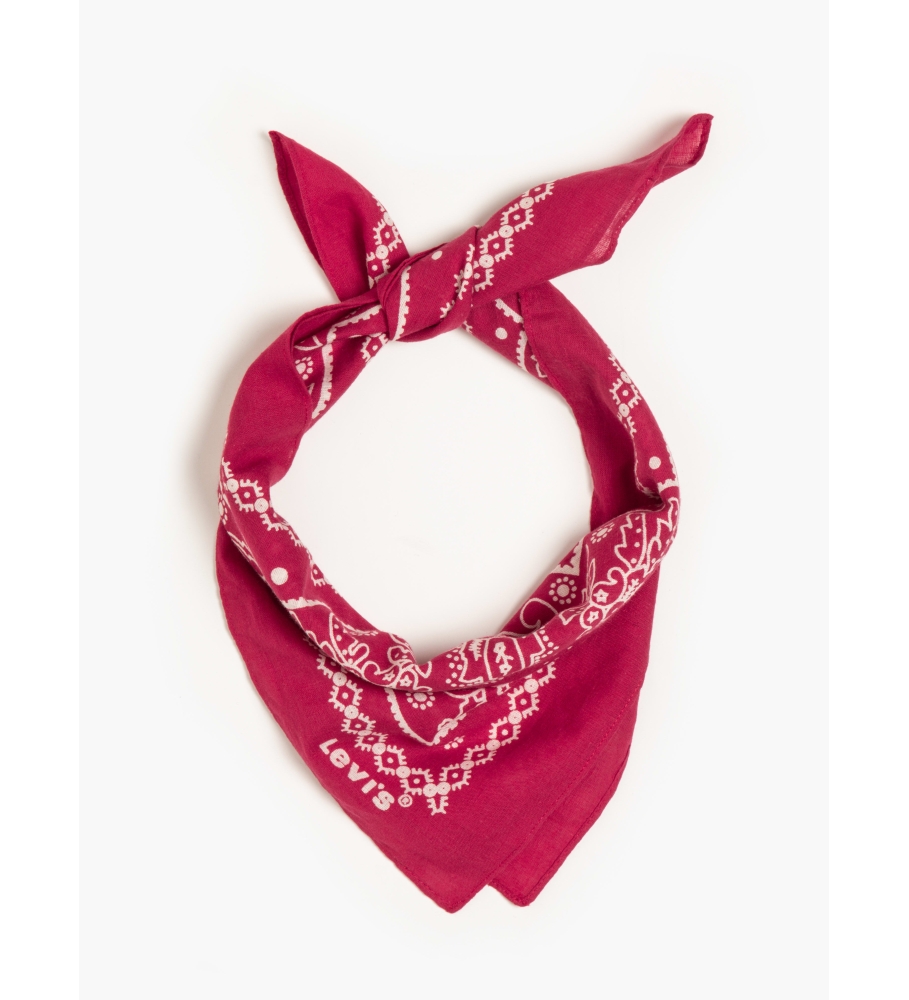Lenços/Cachecóis Bandana Levi's com Estampa Paisley Vermelha