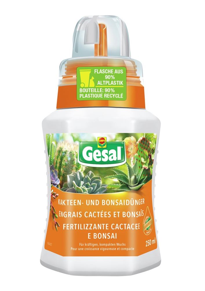 GESAL Kakteen- und Bonsaidünger<br>250 ml, Flasche, flüssig