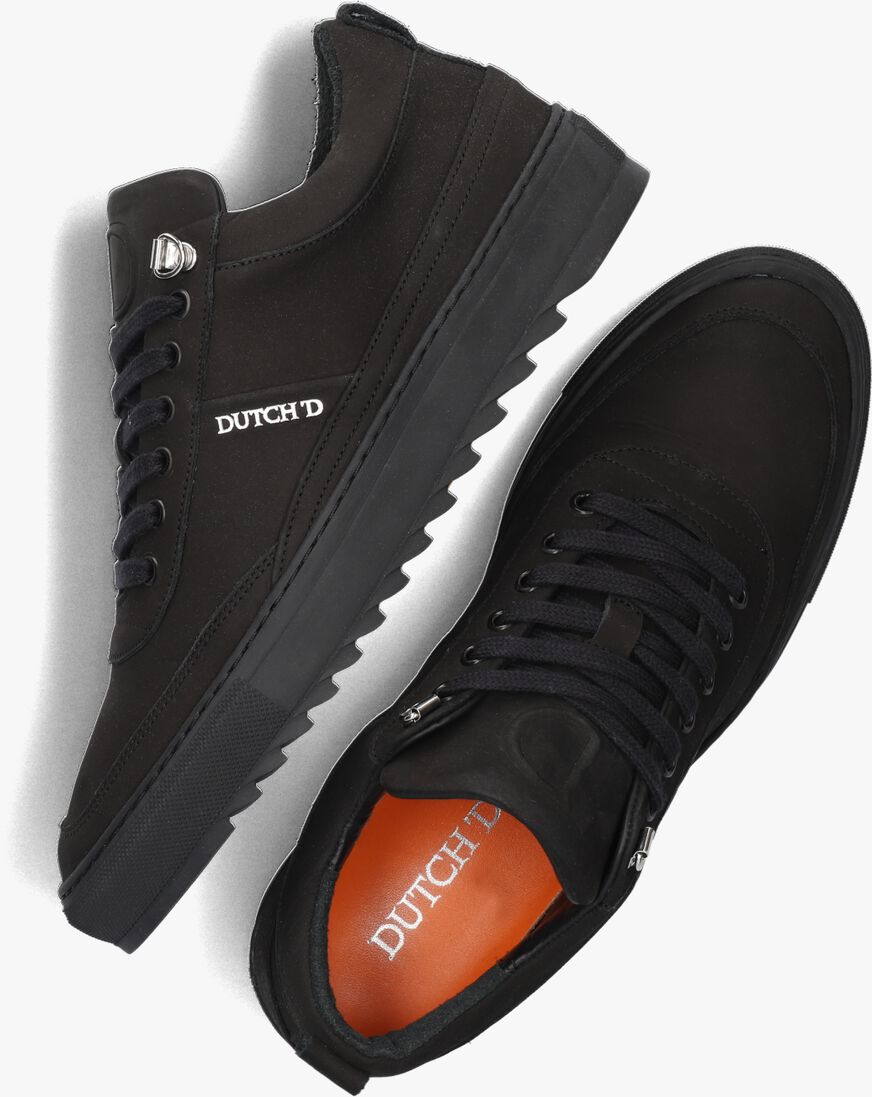 DUTCH\\'D zwarte dutch'd lage sneakers myth heren