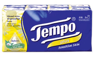 Tempo Zakdoekjes Plus 8ST