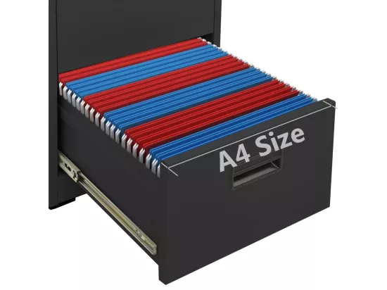 Classeur Anthracite 46x62x72,5 cm Acier