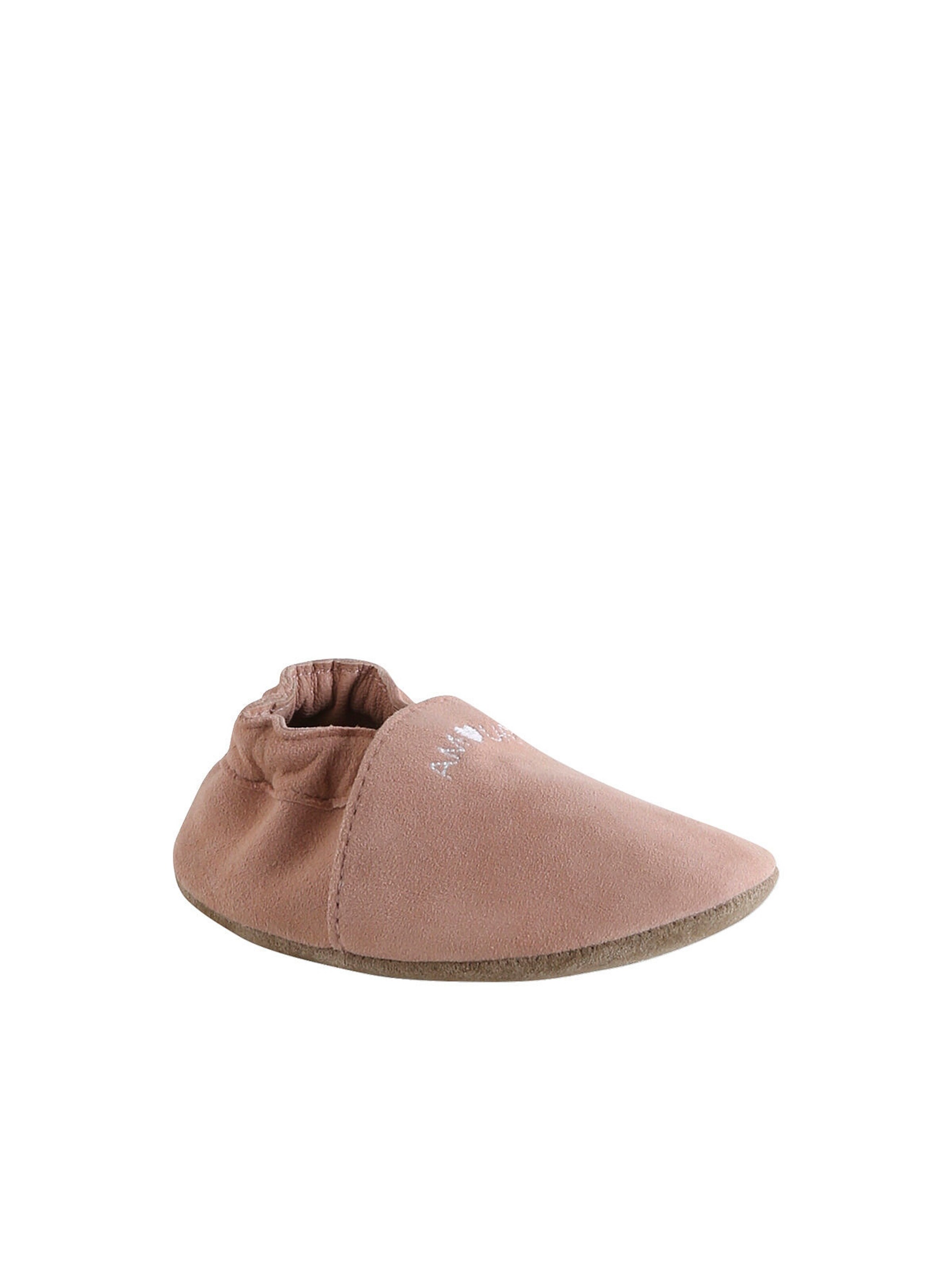 Vertbaudet Baby Hausschuh mit Gummizug pudrig rosa