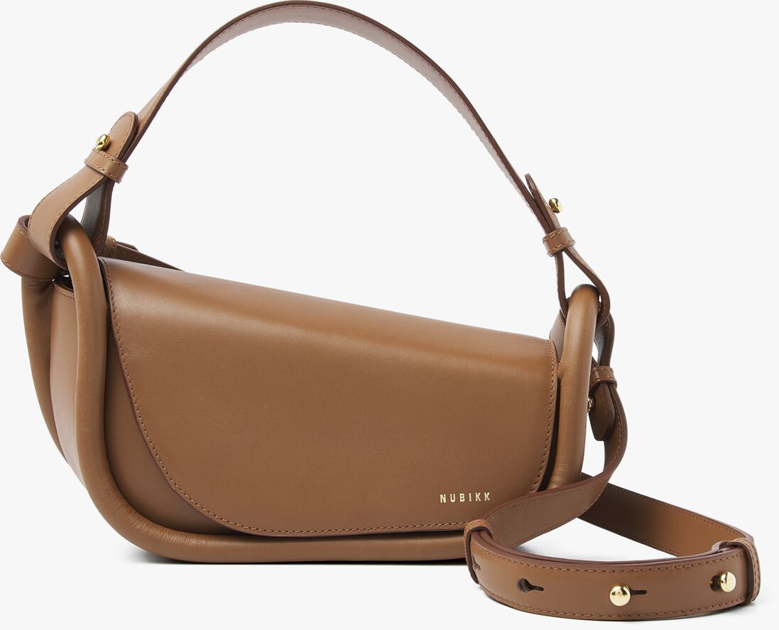 bruine nubikk handtas bobby bag ii