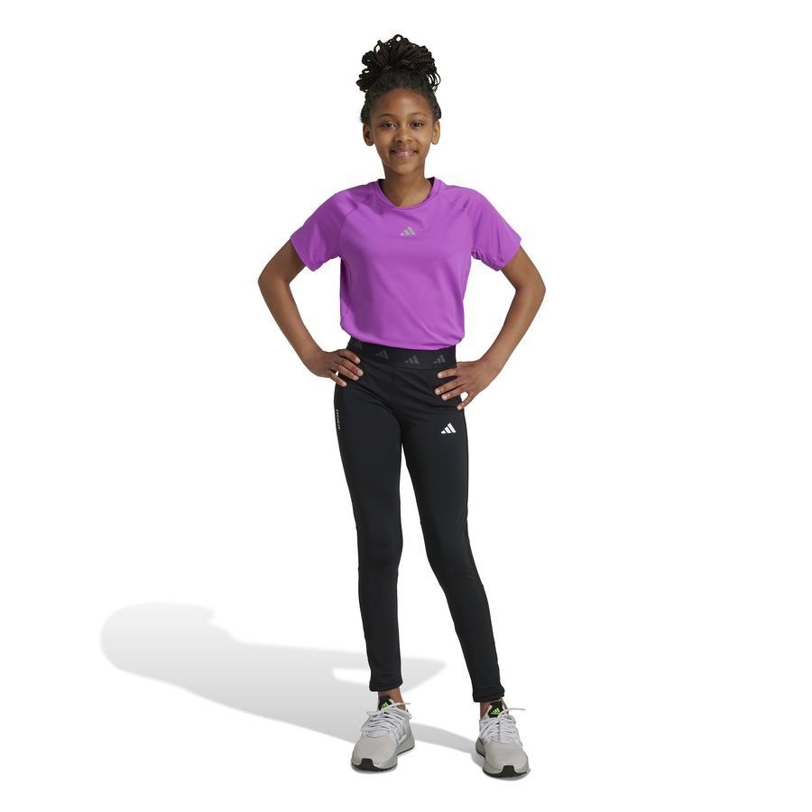 adidas Collant Techfit - Noir/Gris/Blanc Enfant
