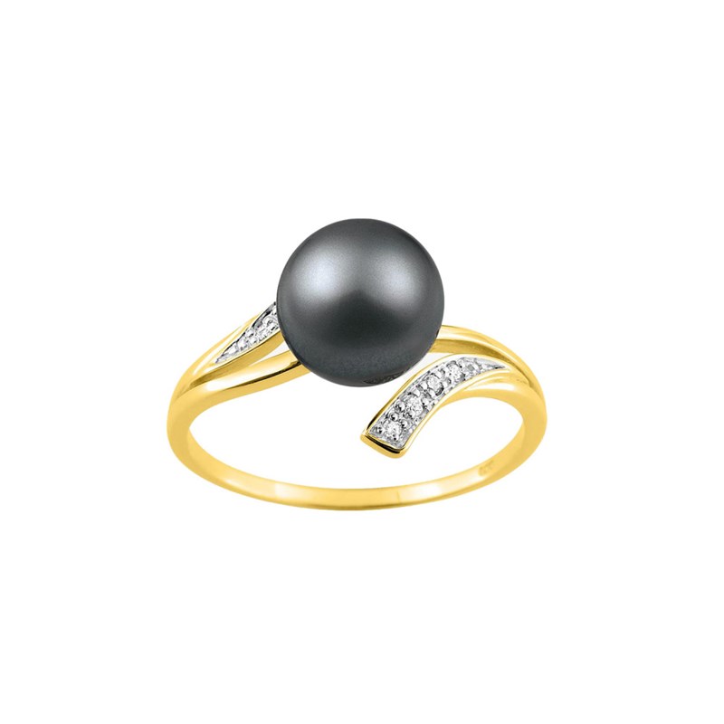 Bague Femme - Or 18 Carats - Diamant 0,03 Carats