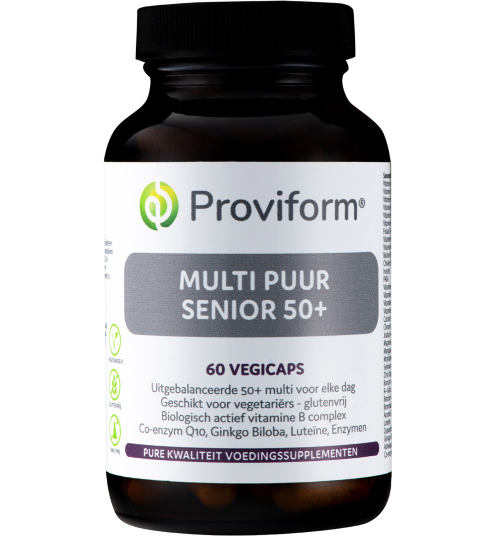 Proviform Multi Puur Senior 50+ (60 vega capsules)