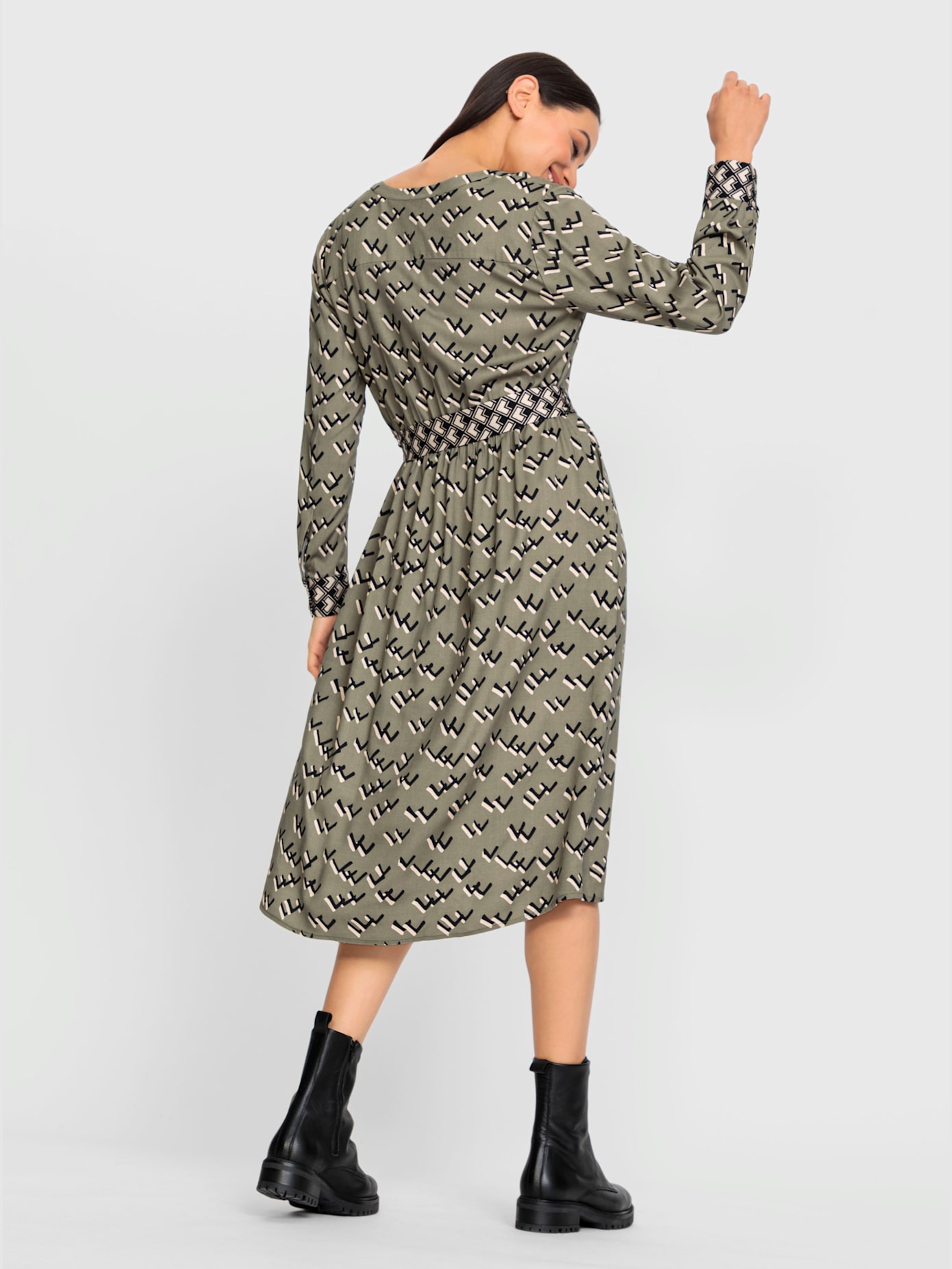 Robe imprimée qualité tissée