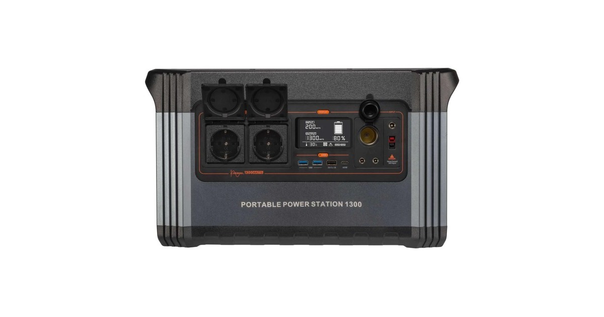 XtormXtreme Powerstation 1300W  (Zwart/oranje)