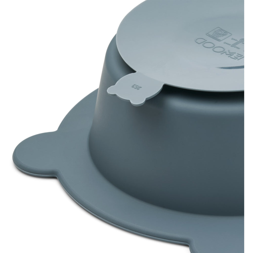 Køb LIEWOOD Whale Blue / Dove Blue Peony Suction Skåle 2-Pack