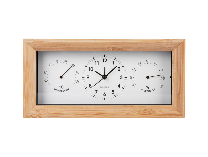 Alarm Clock Neat Rectangle KA5925BK Black