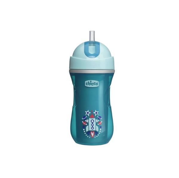 Copo Térmico Chicco Sport 14m  Azul 266ml