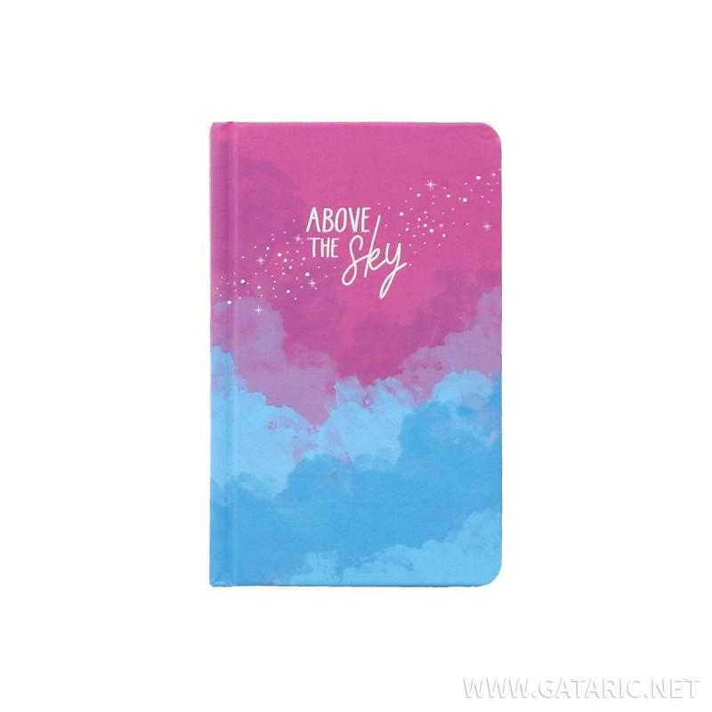 Notizbuch A6 96Blatt liniert Sky