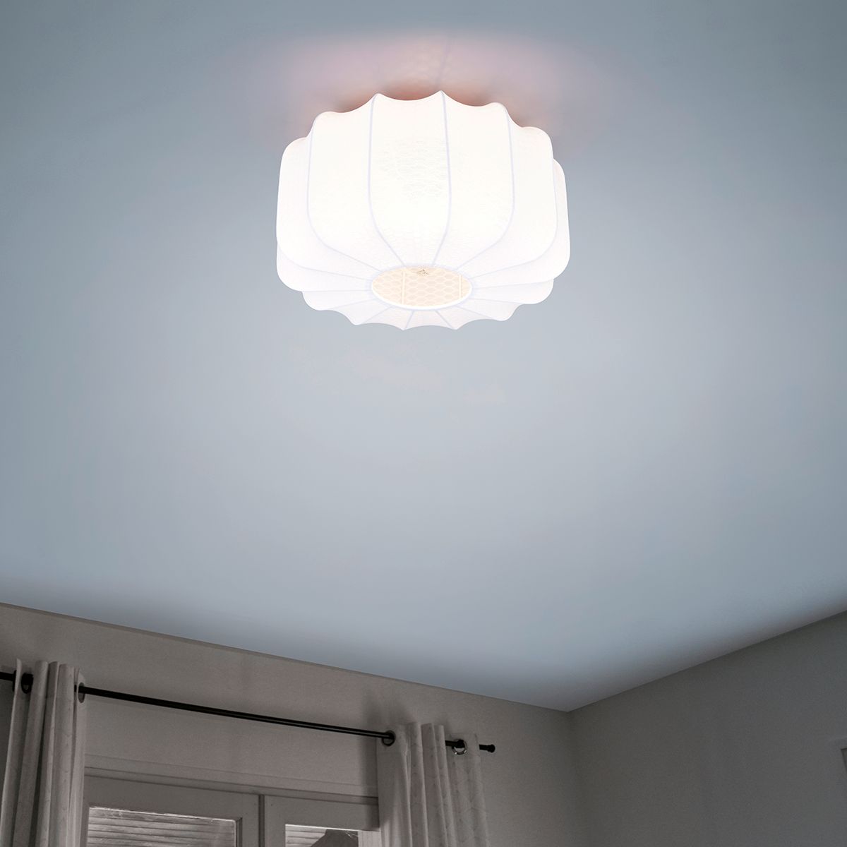 Japandi plafondlamp wit 40cm - Madleine