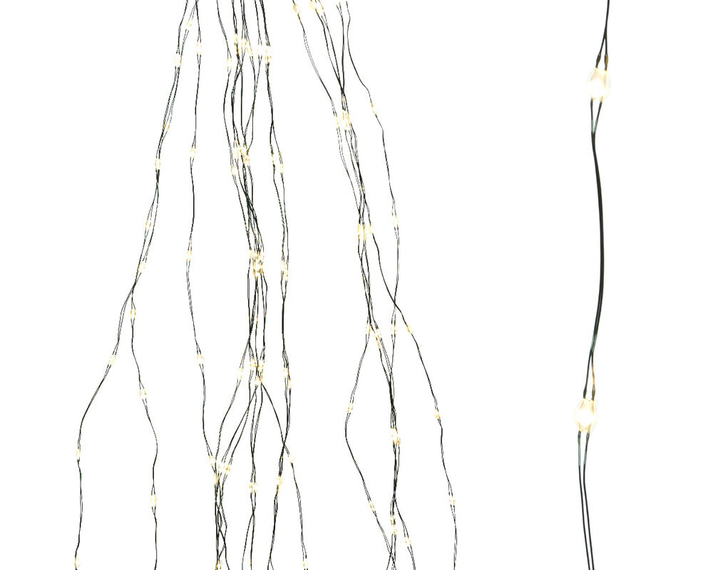 Lumineo Micro-LED - Kerstboomverlichting - 408 - Warm wit - 180 cm
