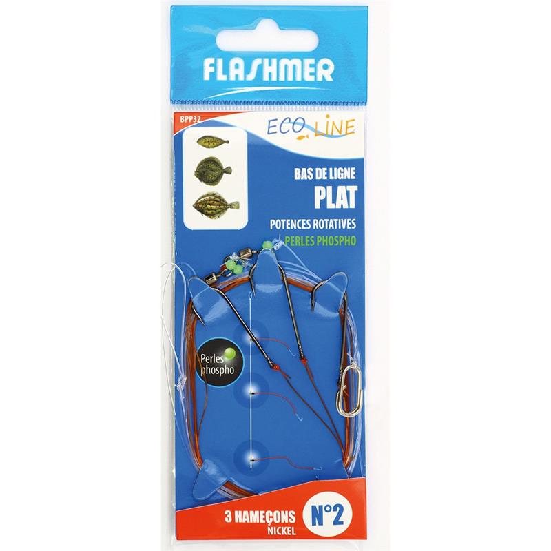 Bas De Ligne Flashmer Ecoline Plat