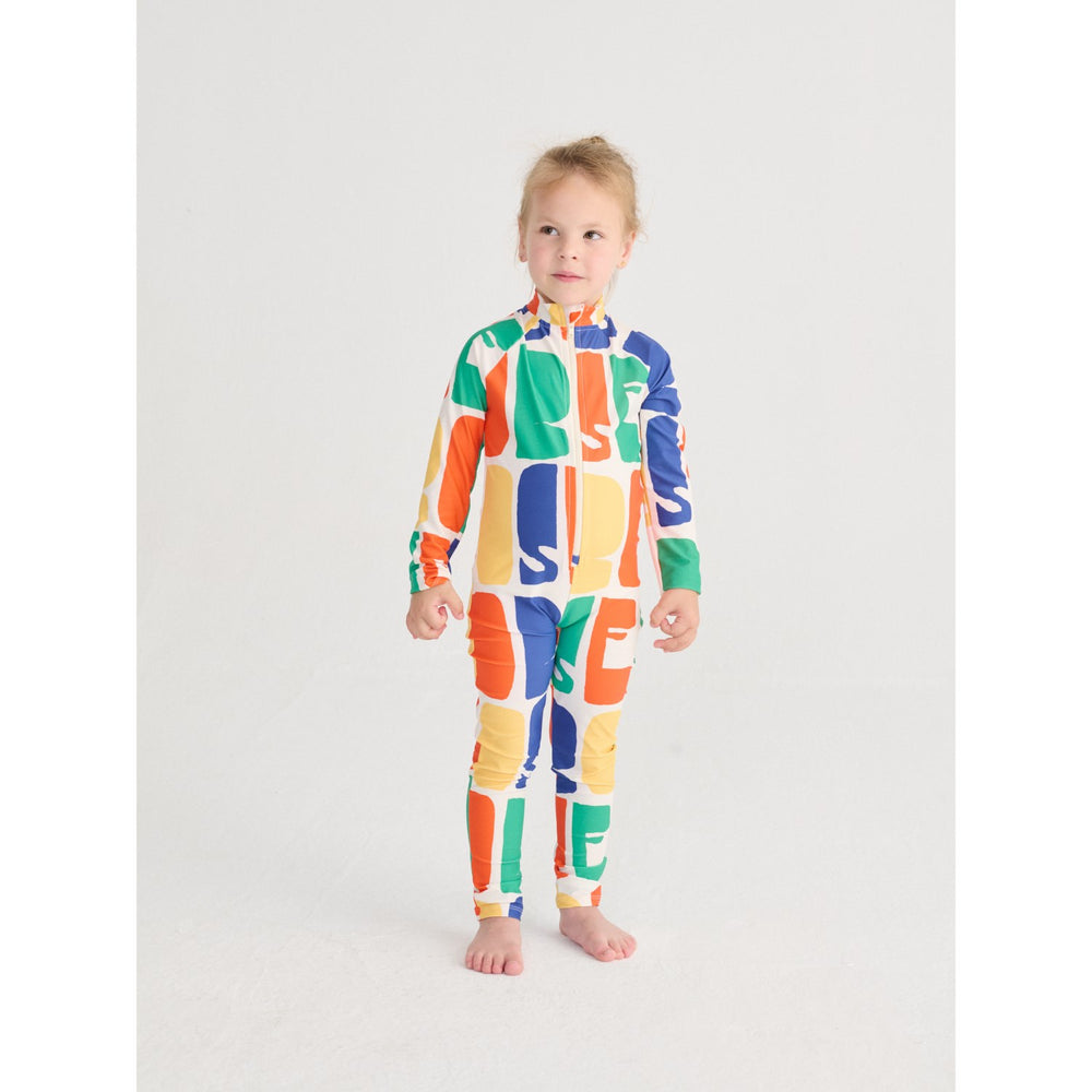 Køb Bobo Choses Offwhite Bobo Choses Farve All Over Swim Overall