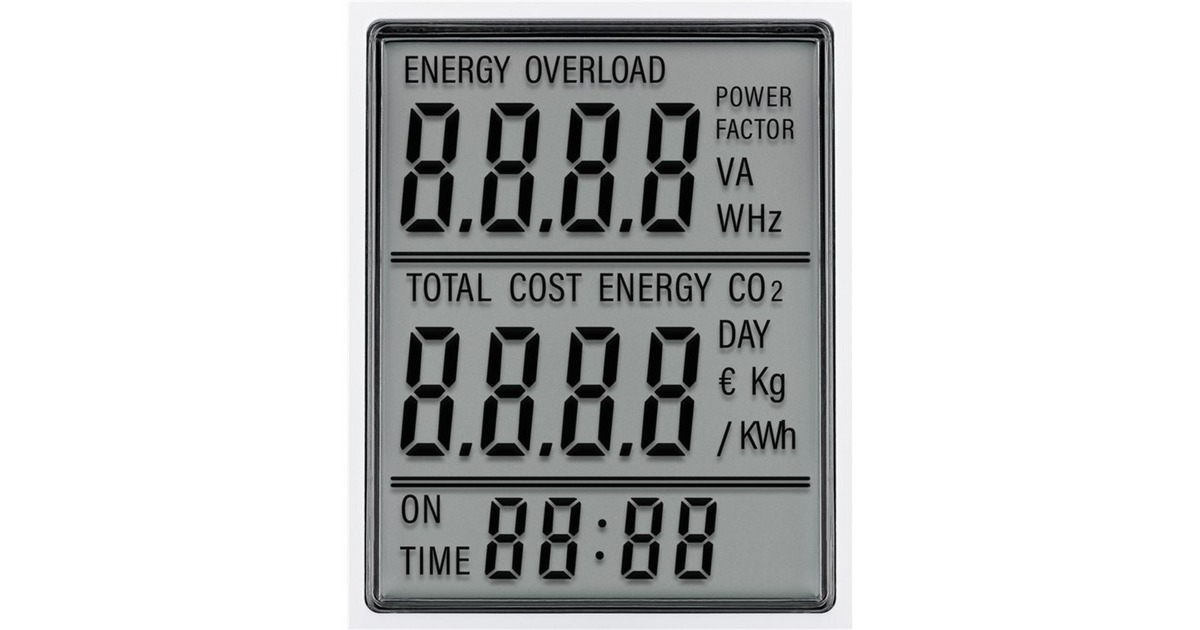 goobayDigitale energiekostenmeter Pro meetapparaat  (Wit)