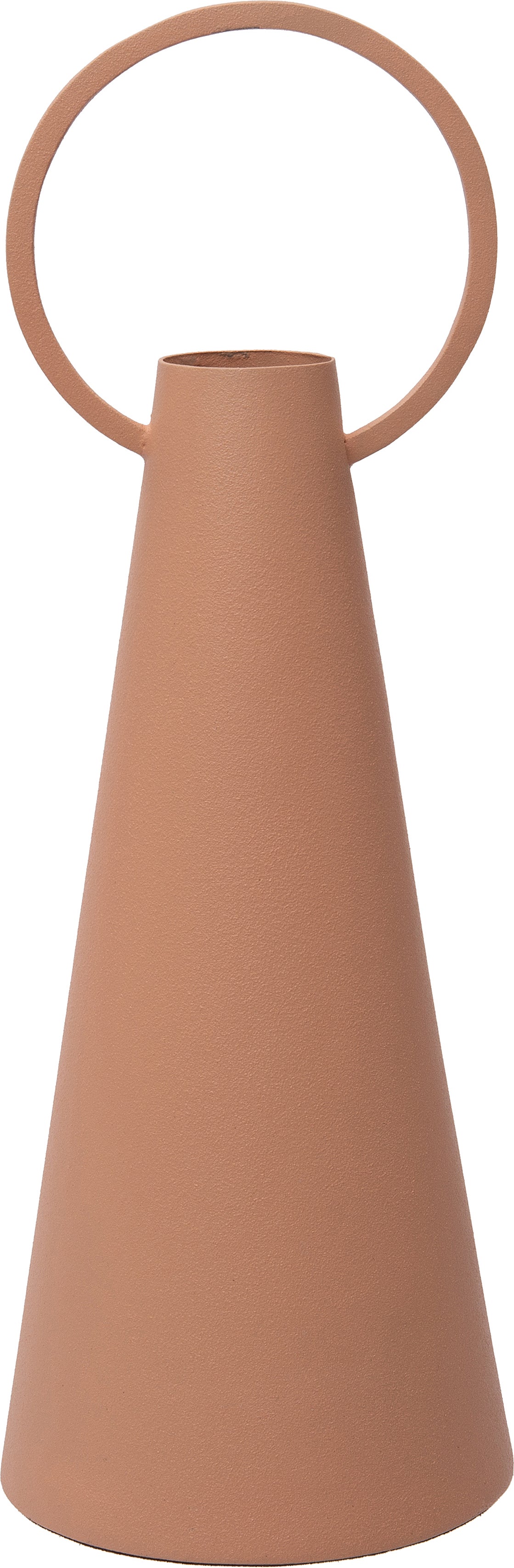 Intratuin vaas Evi oranje D 12,5 H 34 cm