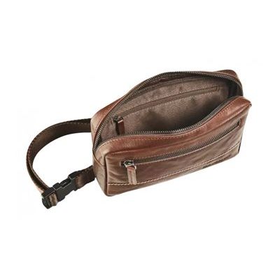 Maverick Rough Gear - Sac à bandoulière - cuir de buffle pleine fleur à tannage végétal - brun