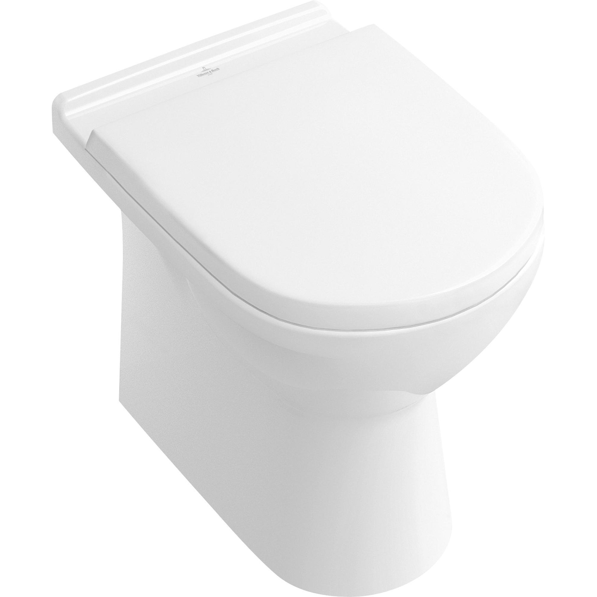 Villeroy & Boch O.novo staand toilet CeramicPlus wit glans