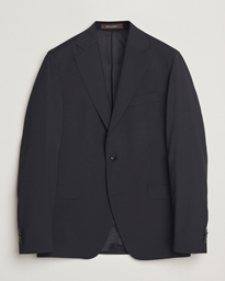 Oscar Jacobson Ego Wool Blend Blazer Black