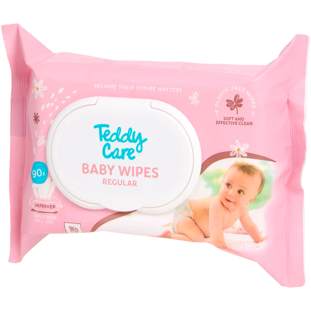 Teddy Care babydoekjes Regular 90 stuks