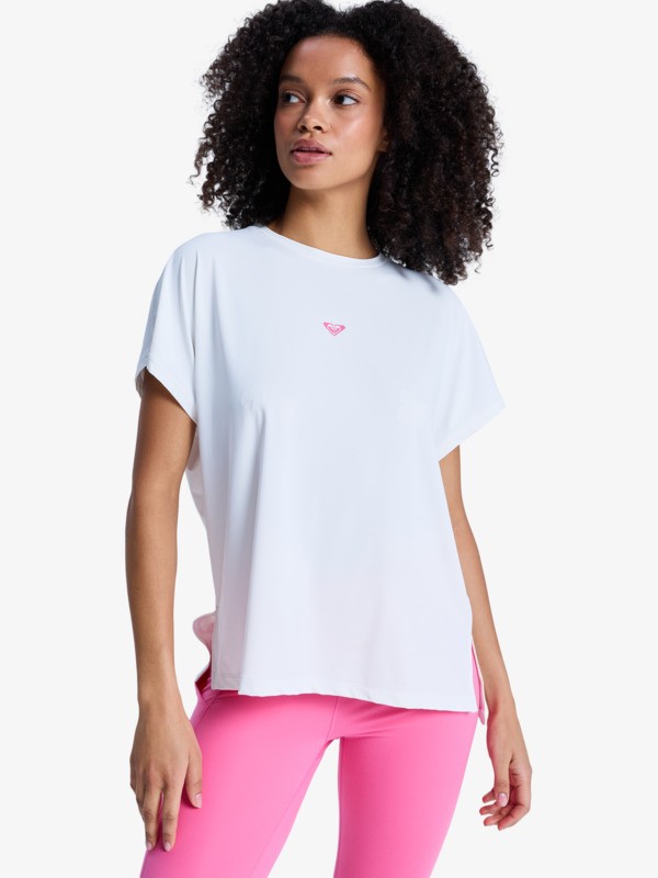Move Free 2 Haut de sport manches courtes Blanc Femme