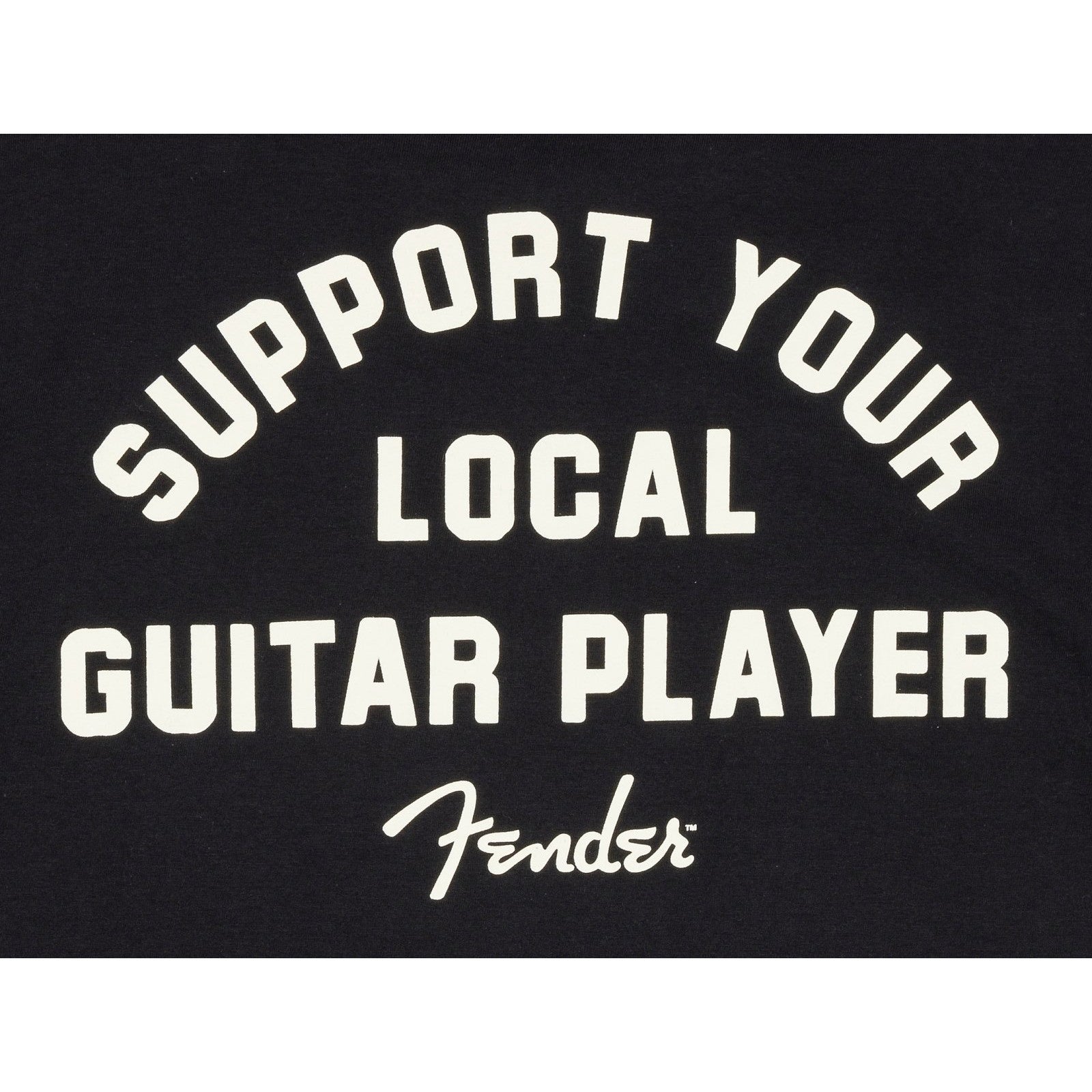 Fender Support Your Local Guitar Player Tee Black L