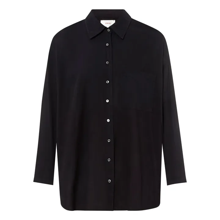 Xirena Chemise Sydney Popeline de Coton | Noir