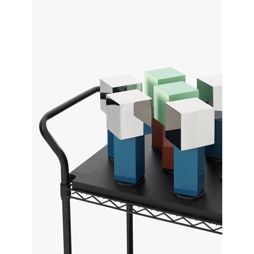 &Tradition Pivot ATD7 Bordlampe, Blue Silver