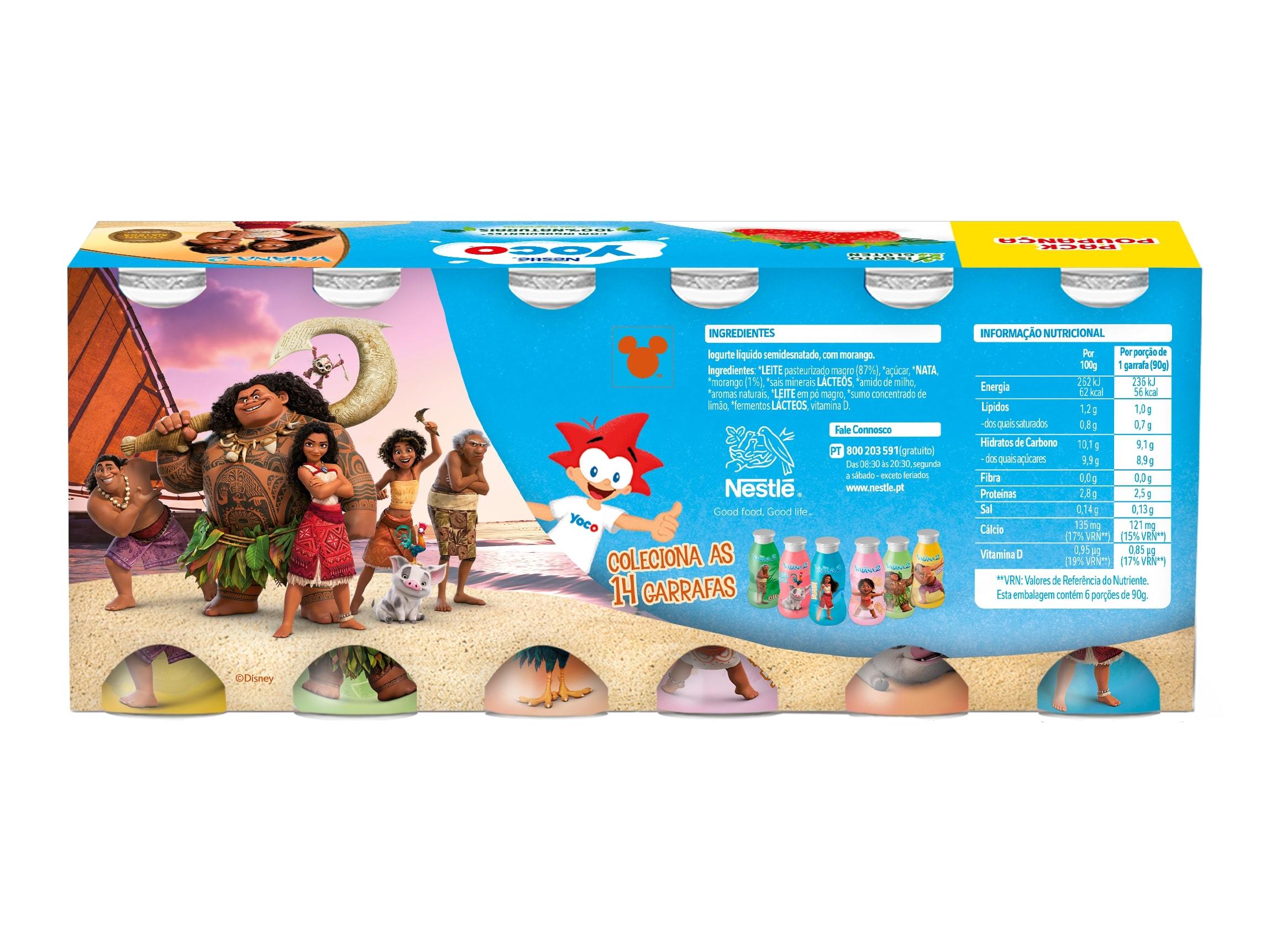 IOGURTE INFANTIL YOCO MORANGO SUMMER 12X90ML