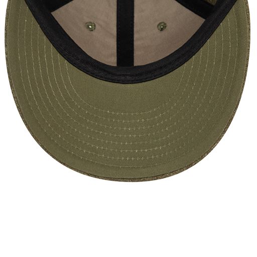 New Era Oakland Athletics Harris Tweed 9Fifty Retro Crown Cap, Green Med, M/L