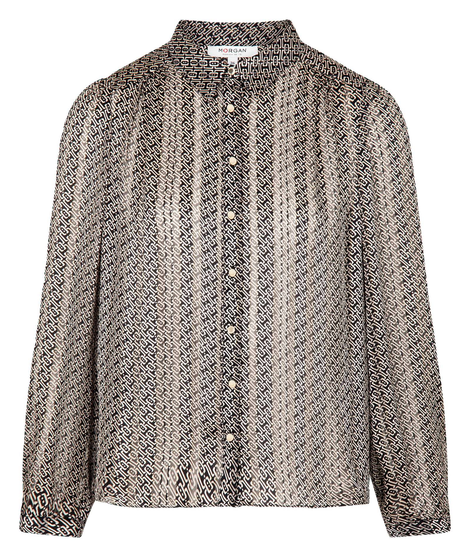 CPLIST - Chemise droite imprimée| Multicolore