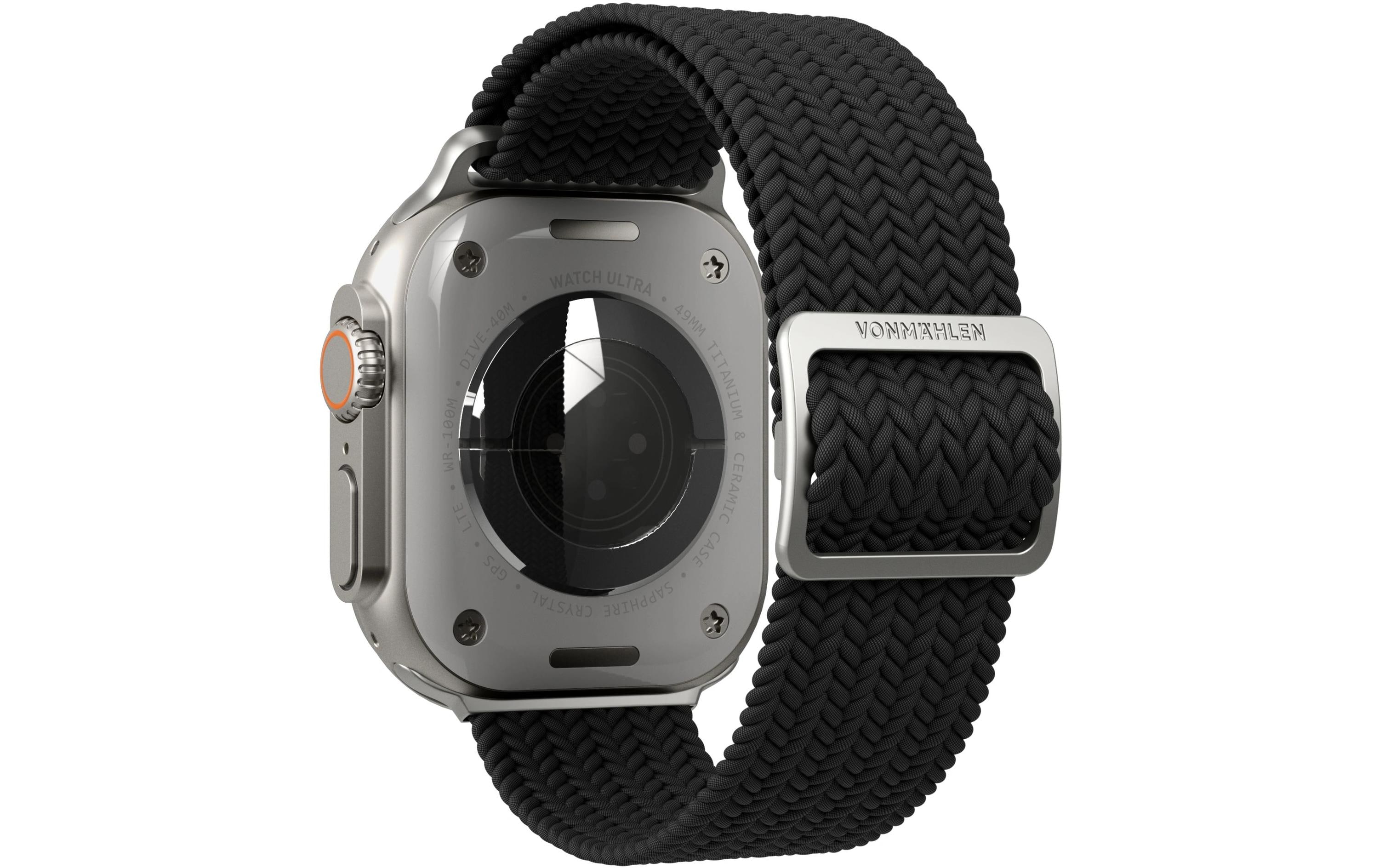 Armband Woven Loop Apple Watch 38/40/41 mm BlackArmband für Apple Watch 38/40/41 mm