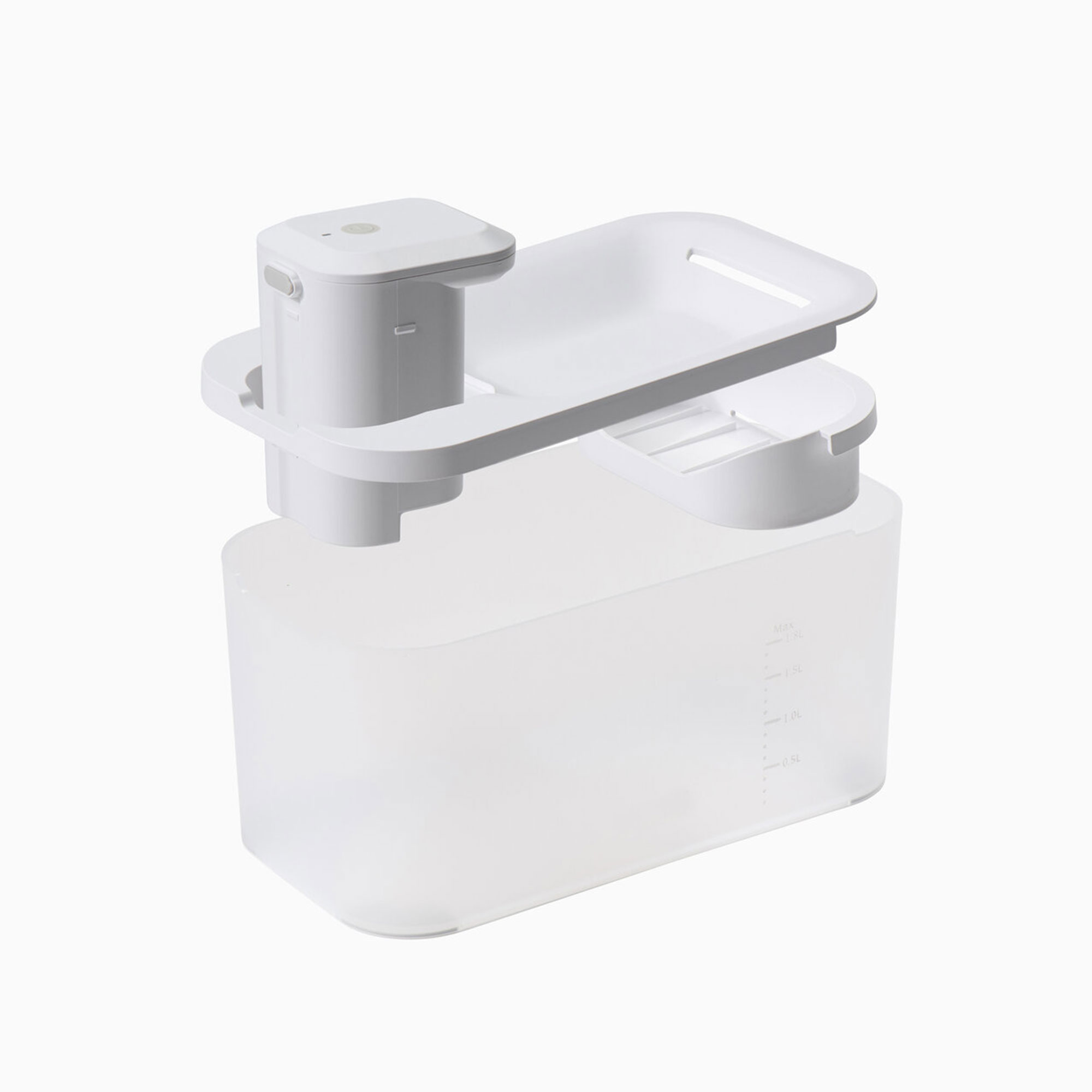 Akoi - fontaine à eau pour chat sans fil, silencieuse, lampe uvc, 24x13x12,5cm
