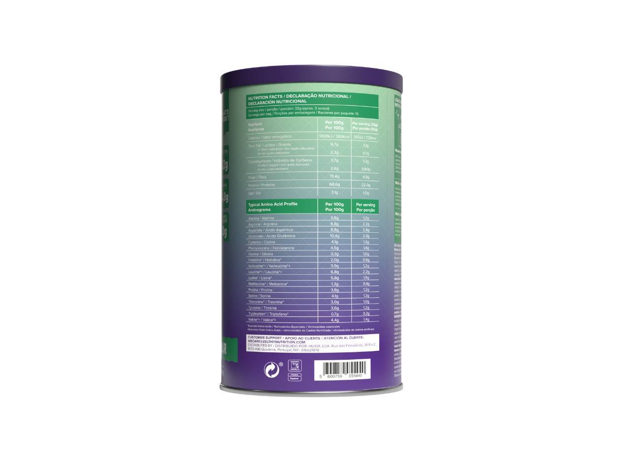 PROTEINA VEGETAL ZELTHY BANANA E CANELA 480G