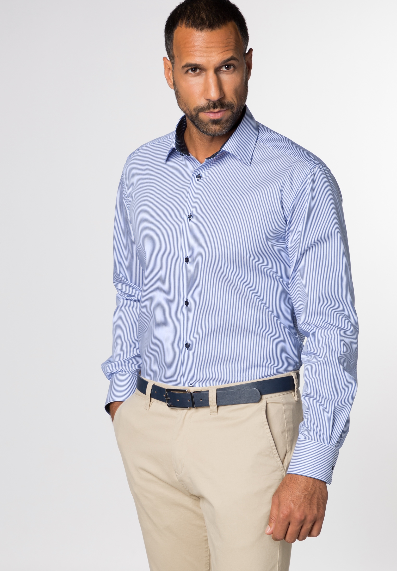 Eterna Langarmhemd »MODERN FIT«, NON IRON (bügelfrei)