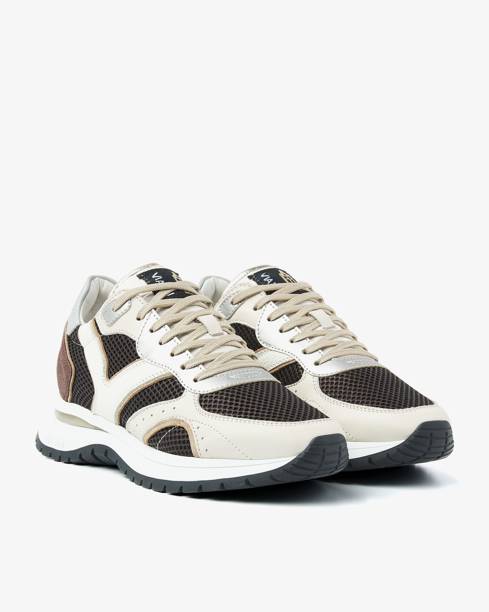 VIA VAI bruine dames sneakers Usher Elliot
